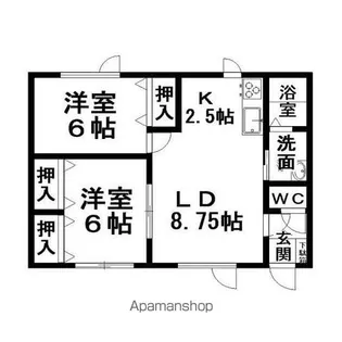 ラポール【1階】の間取り
