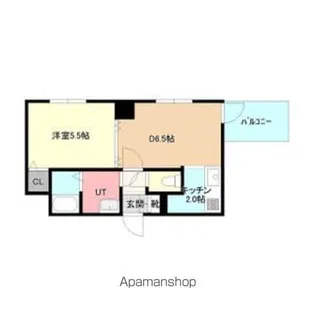 インペリアルエバー中島公園Ⅱ【407号室】の間取り