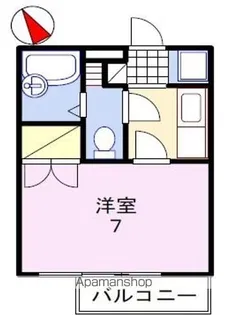ジュネス白国【203号室号室】の間取り