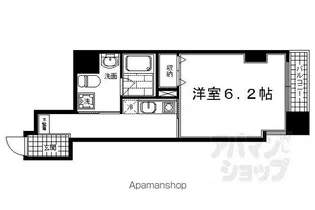 HF河原町二条レジデンス【1102号室】の間取り