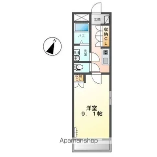マイルド【201号室】の間取り