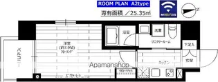 グランドコンシェルジュ新御徒町駅前【7階】の間取り