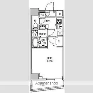 SーRESIDENCE両国PARKSIDE【602号室】の間取り
