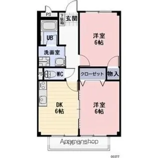 サープラスベルメゾン宮ノ上【105号室】の間取り