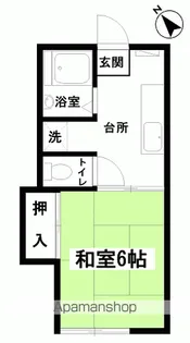 アビタシオンS【105号室】の間取り