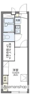 レオパレスソレイユ富木【204号室】の間取り