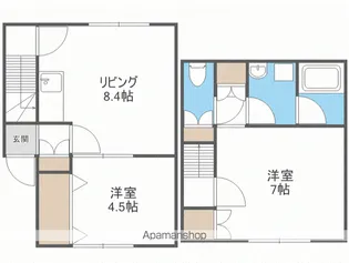 FORT KNOX南郷【202号室】の間取り