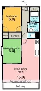 ハイムビーオールⅡ.【1階】の間取り