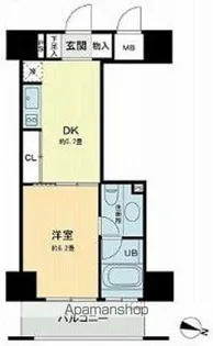 ベルファース本郷弓町【9階】の間取り