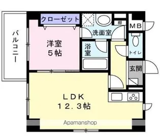 OWLSTYLE KANDACHO【5階】の間取り