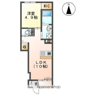 LARK HILLS(ラークヒルズ)【1階】の間取り