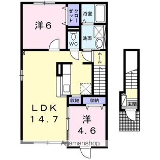ポラリス【2階】の間取り