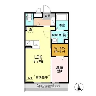 レジデンス MIYAMOTO【3階】の間取り