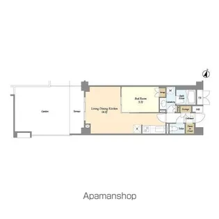 BLESS中野弥生町【1階】の間取り