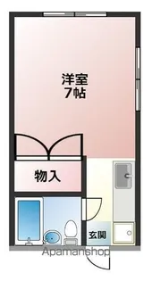 キュウブメゾフォルテ【1階】の間取り