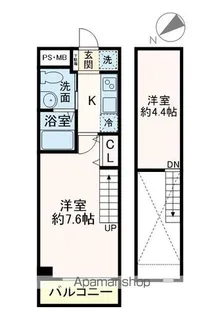 INDIA GOOSE【3階】の間取り
