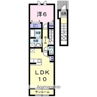 エアリーグレイス【2階】の間取り