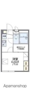 レオパレス杉山【1階】の間取り