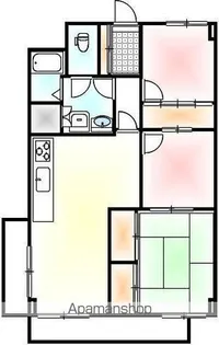 青葉台マンション【802号室】の間取り