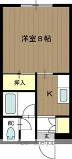 タウンハウス白山【1階】の間取り