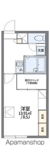 レオパレス澄川駅前【104号室】の間取り