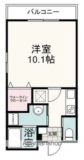 ヴェルクレスト東静岡【303号室】の間取り