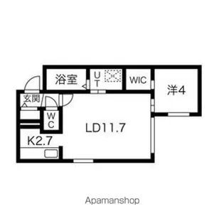 ブルーイング西町【3階】の間取り
