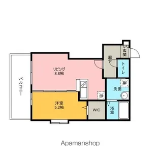 グランシャリオ【5階】の間取り