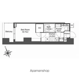 コンフォリア西荻窪【8階】の間取り