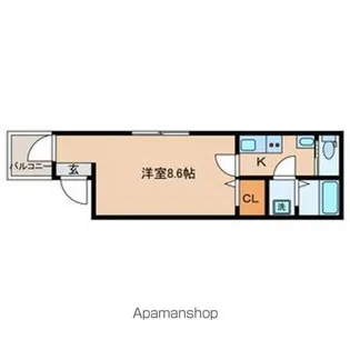 BEST STAGE 西日暮里【4階】の間取り