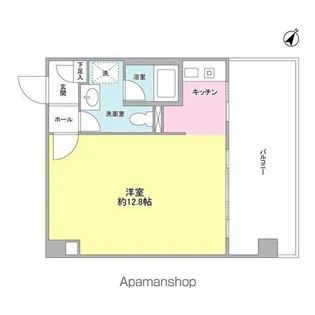 東京都目黒区中目黒4丁目【マンション】の間取り