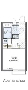 レオパレスまこと【2階】の間取り