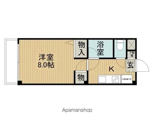 マンションアドーマ【203号室】の間取り