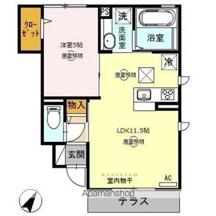 アルエットーALOUETTEー【1階】の間取り