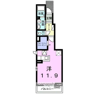 ヴィジュラA【1階】の間取り