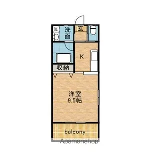 ラフォンテ アネックス【1階】の間取り