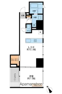 プロスペクトKALON三ノ輪【7階】の間取り