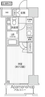 レジディア笹塚Ⅱ【15階】の間取り