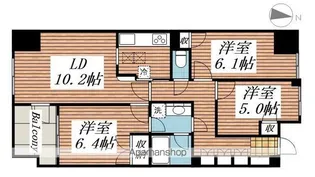 ヒルズ光が丘公園【3階】の間取り
