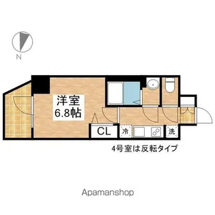 プレサンス大須観音ビザリア【11階】の間取り