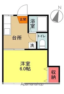 ドリームハイツ【103号室】の間取り