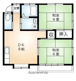 ドェリング リラ A【201号室】の間取り