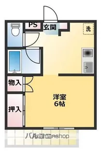 エクセレント101チュミック【215号室】の間取り