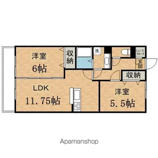 ビオレータ【2階】の間取り