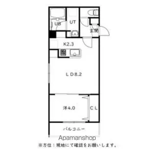 フェーラシュヴァル元町【4階】の間取り