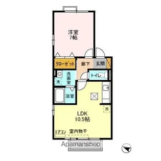 グランシャリオ【1階】の間取り