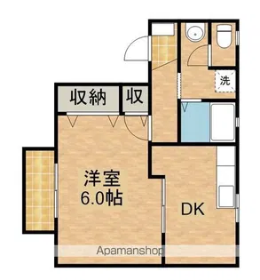 ライラックA【1階】の間取り