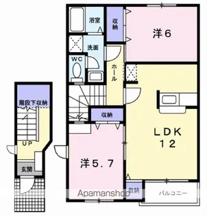 エクセレンテ・プラーサⅠ【2階】の間取り