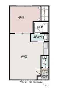クアトロアパルテ【2階】の間取り