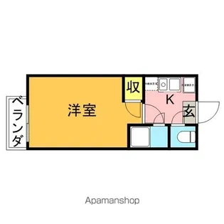 パークハイツⅡ【1階】の間取り